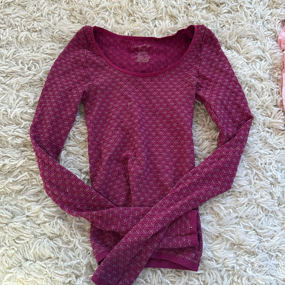 Free people intimately xs/small long sleeve top